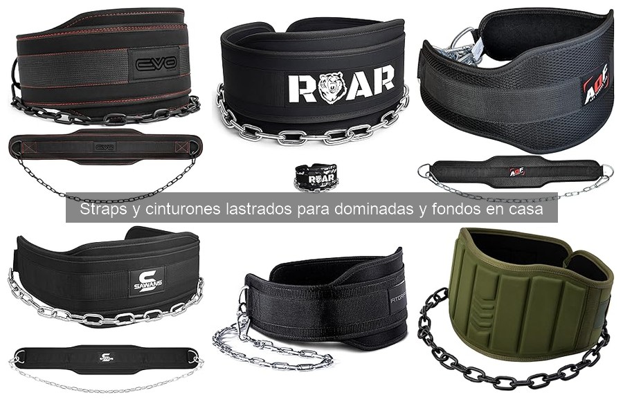 Cómo usar straps y cinturones lastrados en tu entrenamiento