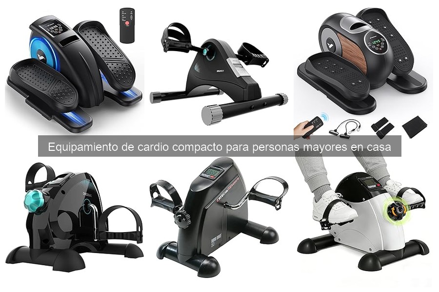 Cómo usar un equipo de cardio compacto en casa para mayores