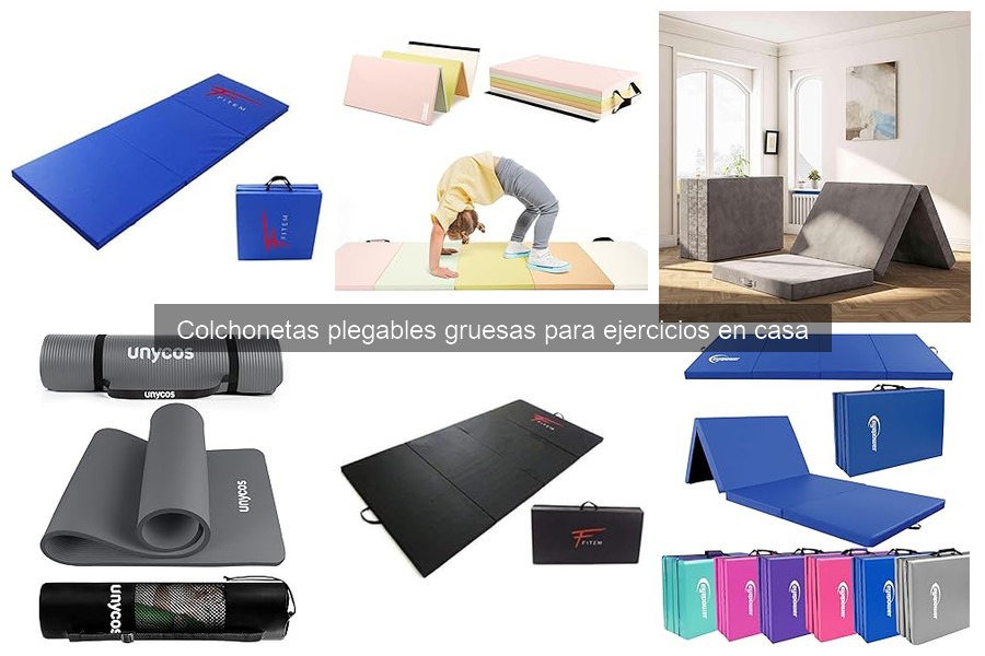 Cómo utilizar correctamente una colchoneta plegable para ejercicios