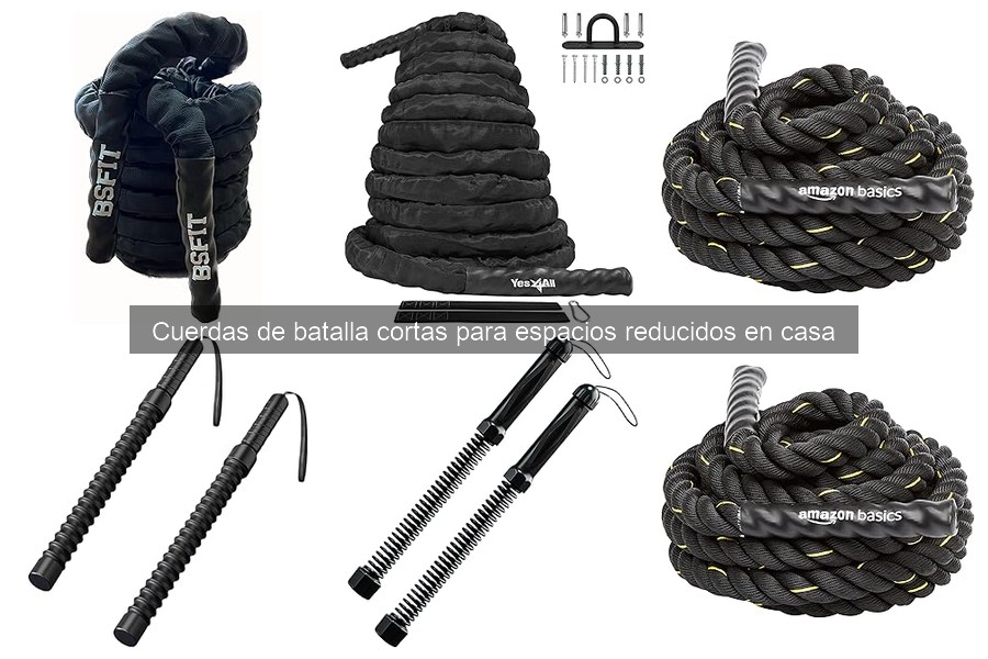 Cómo Utilizar Cuerdas de Batalla Cortas en Espacios Reducidos