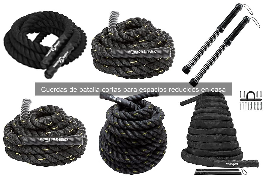 Comparativa: Cuerdas de batalla comerciales vs. de gimnasio