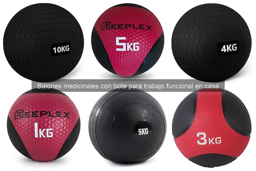 Comparativa de balones medicinales para ejercicio en casa