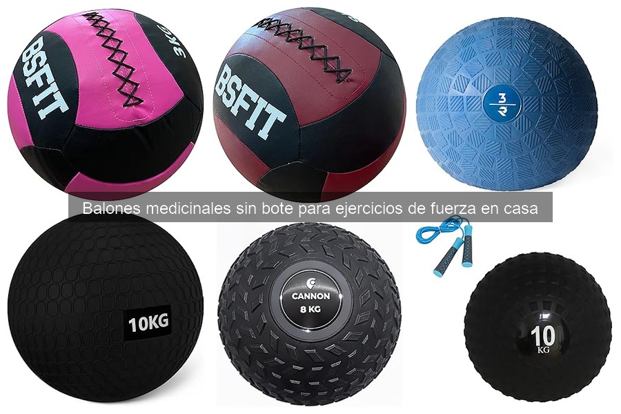 Comparativa de Balones Medicinales y Otros Equipos de Ejercicio