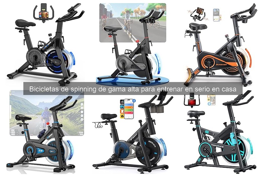 Comparativa de Bicicletas de Spinning de Gama Alta para Casa
