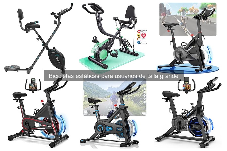 Comparativa de bicicletas estáticas para usuarios grandes