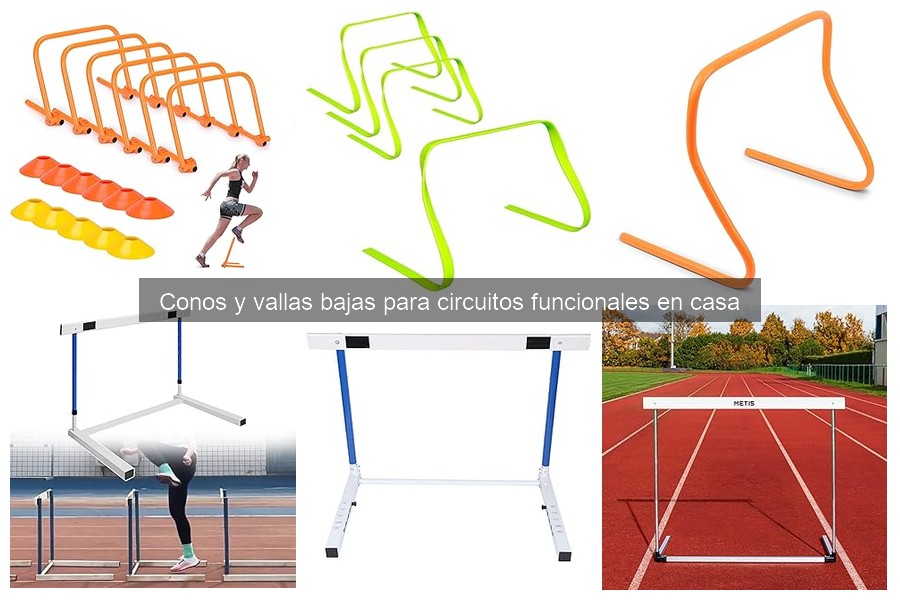 Comparativa de conos y vallas bajas para circuitos funcionales