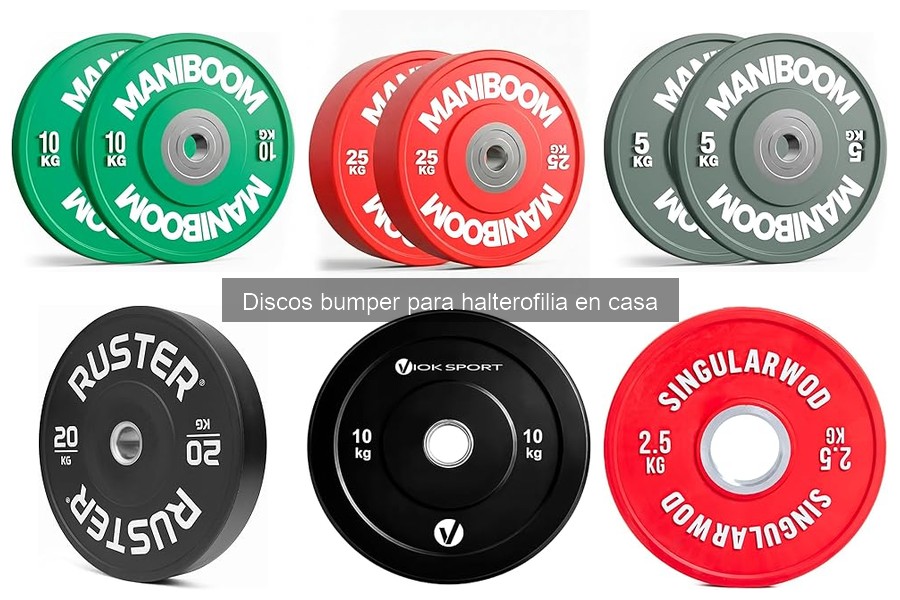 Comparativa de Discos Bumper para Halterofilia en Casa