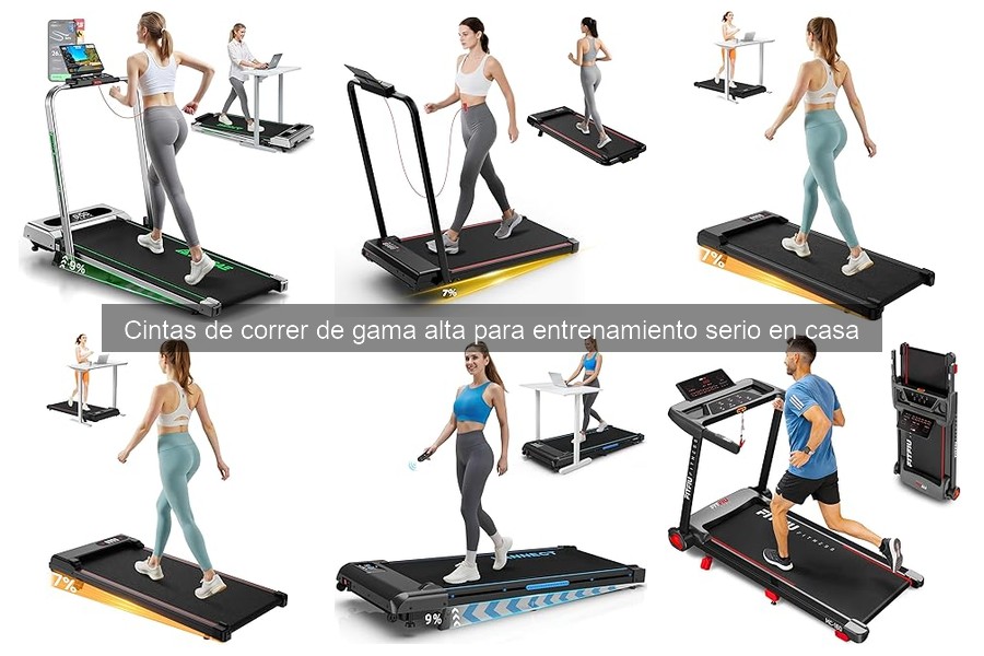 Comparativa de las mejores cintas de correr de gama alta