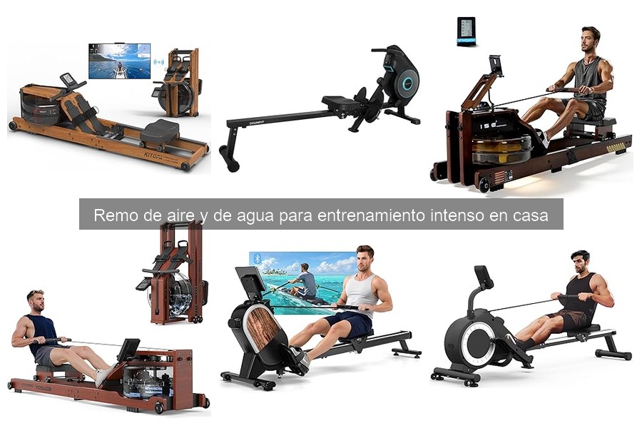 Comparativa de máquinas de remo: aire vs. agua