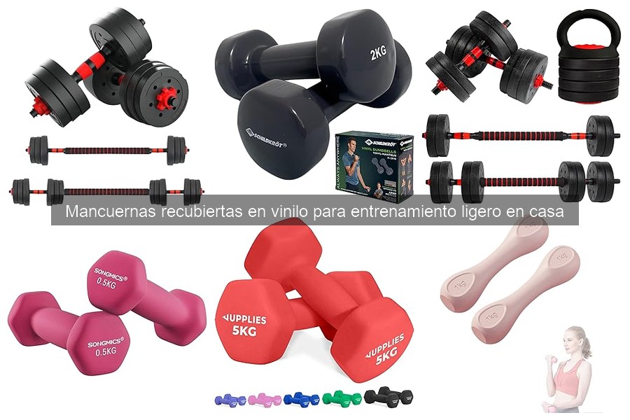 Comparativa de Mejores Mancuernas Recubiertas en Vinilo