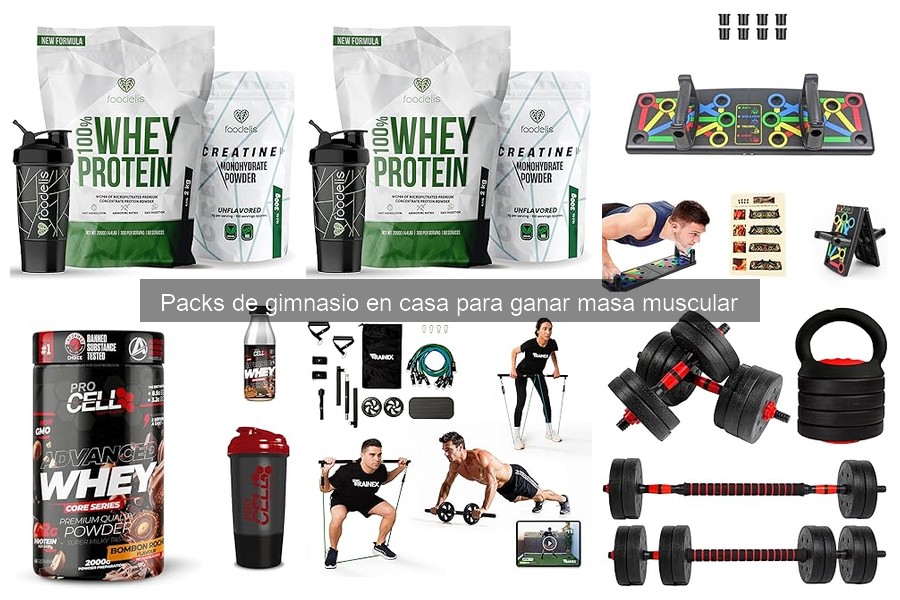 Comparativa de Packs de Gimnasio en Casa para Ganar Masa Muscular