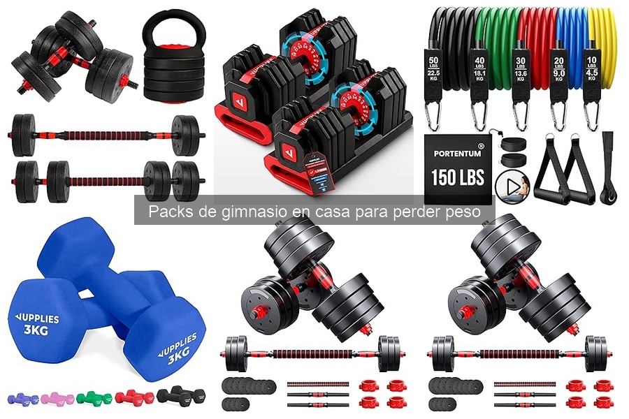 Comparativa de Packs de Gimnasio en Casa para Perder Peso