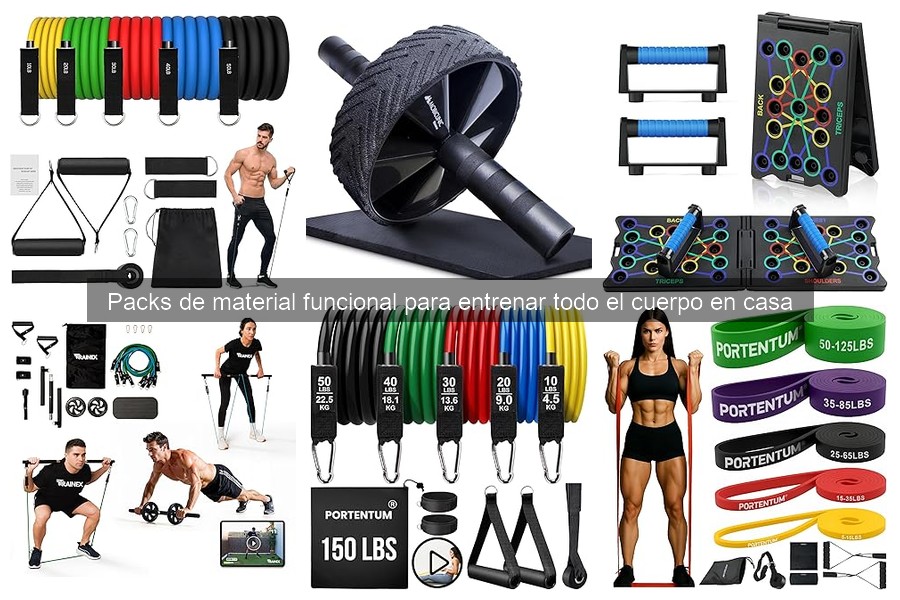 Comparativa de Packs de Material Funcional para Entrenar en Casa