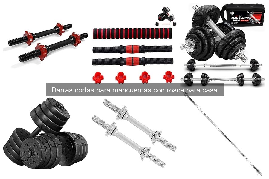 Comparativa de precios de barras cortas para mancuernas con rosca