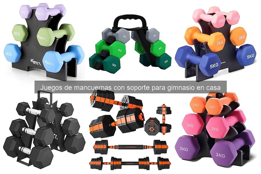 ** Comparativa: Juegos de mancuernas con soporte vs. tradicionales