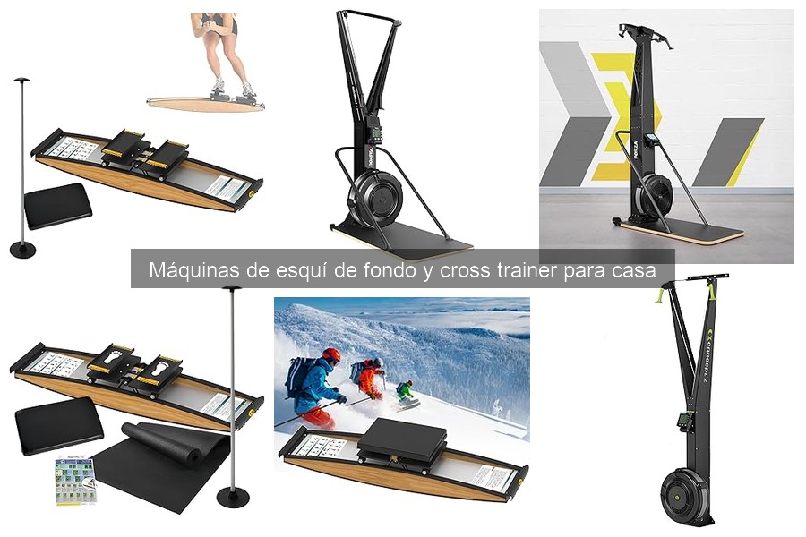 Comparativa: Máquinas de esquí de fondo vs Elípticas para casa