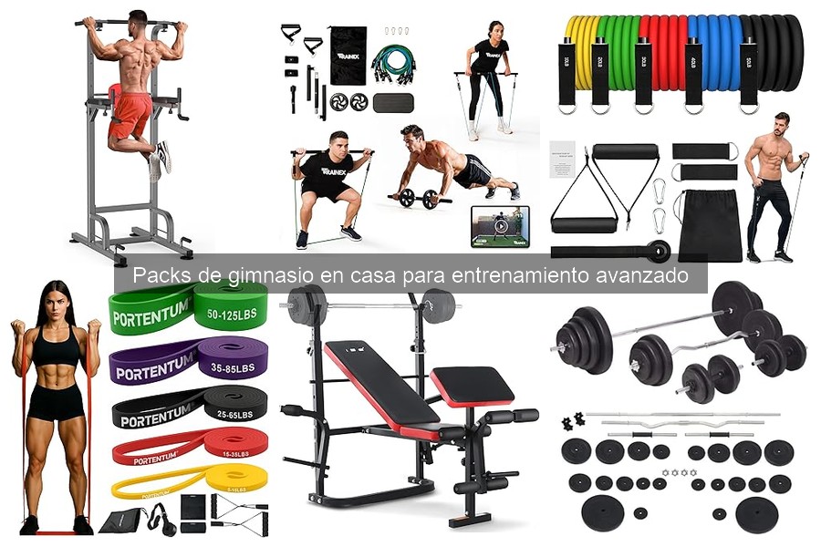 Componentes esenciales de un pack de gimnasio avanzado en casa