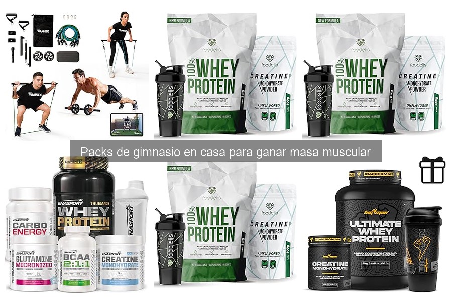 Configura tu gimnasio en casa: Pack para ganar masa muscular