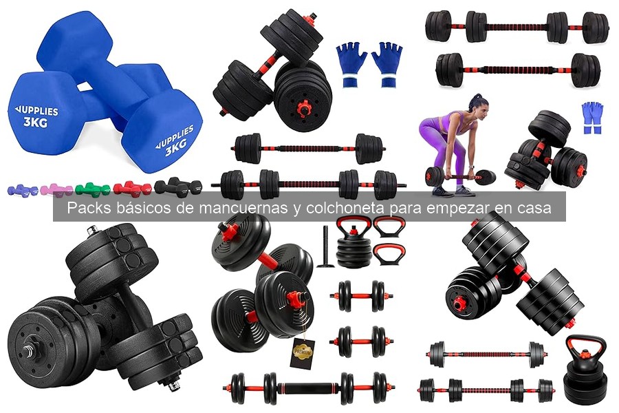 Consejos para mantener mancuernas y colchoneta en casa