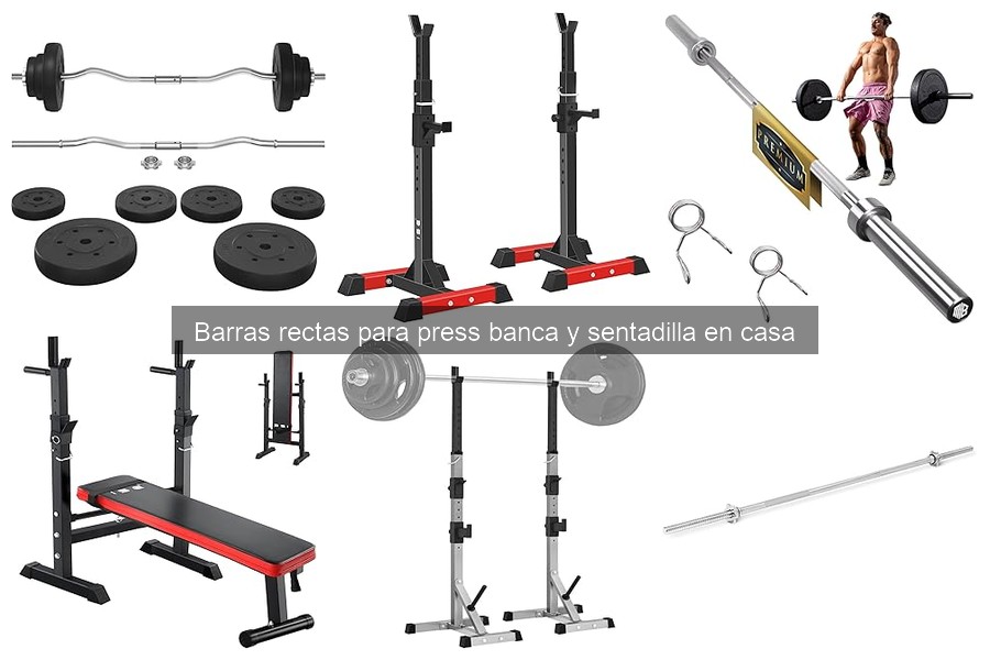 Consejos seguros para usar barras rectas en press banca