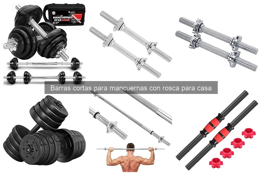 Dónde comprar barras cortas para mancuernas con rosca