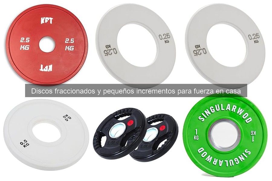 Dónde comprar discos fraccionados para gimnasio en casa