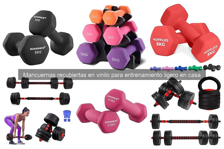 Dónde comprar mancuernas recubiertas en vinilo a buen precio