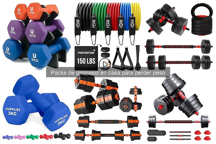 Dónde comprar packs de gimnasio en casa para perder peso