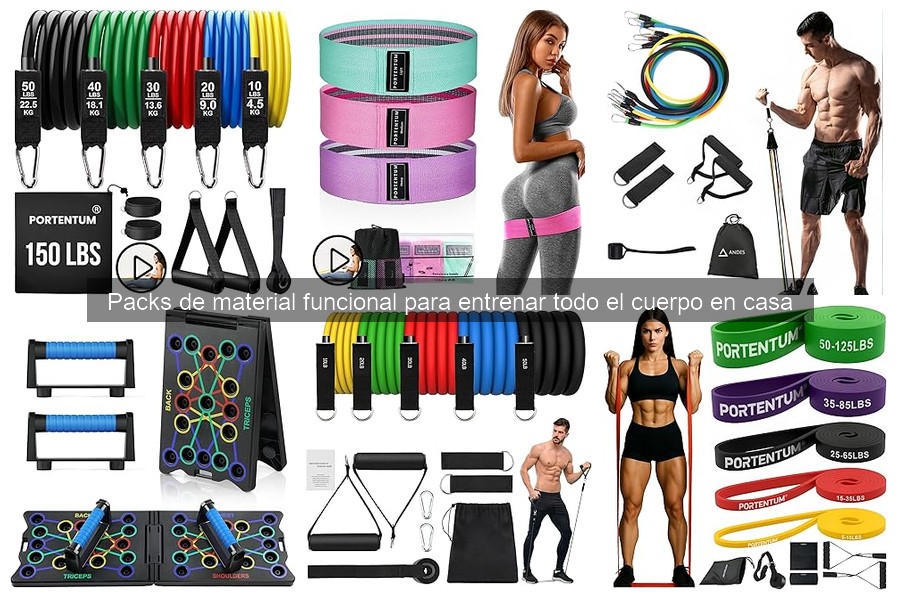 Dónde comprar packs de material funcional para entrenar en casa