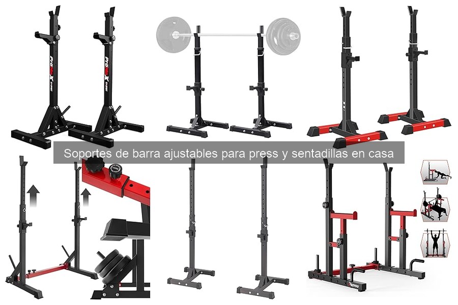 Dónde comprar soportes de barra ajustables para gimnasio en casa