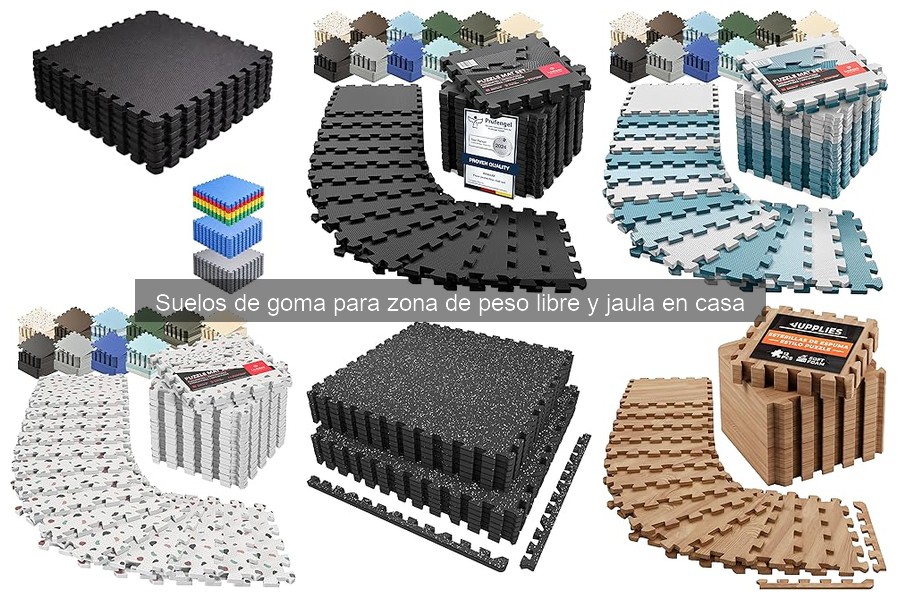 Durabilidad de suelos de goma para gimnasio en casa