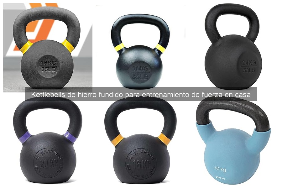 Ejercicios Básicos con Kettlebells de Hierro Fundido en Casa
