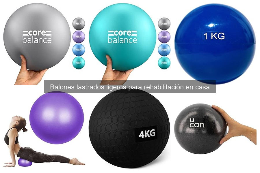 Ejercicios con Balones Lastrados Ligeros para Rehabilitación
