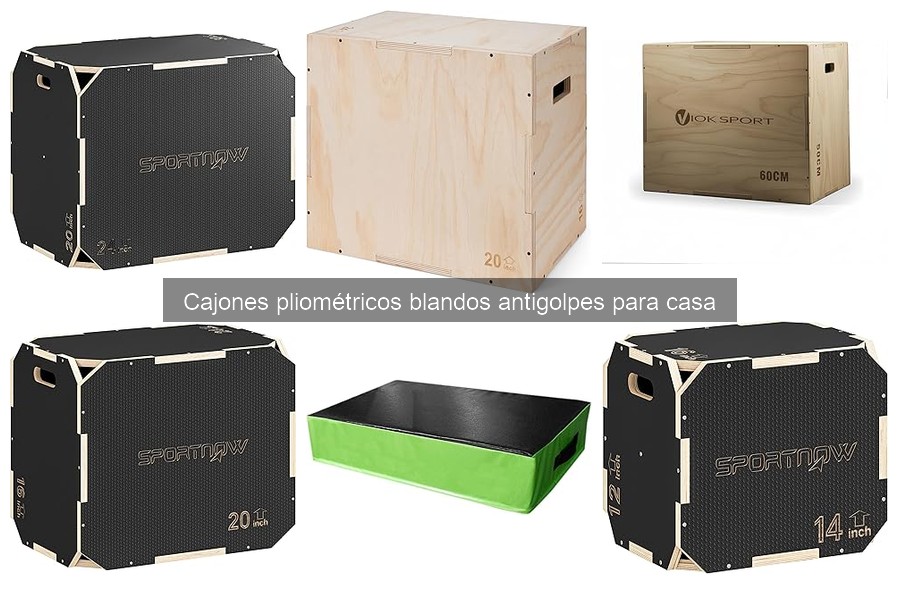 Ejercicios con Cajones Pliométricos Blandos Antigolpes