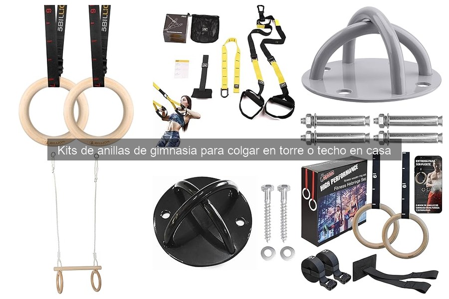 Ejercicios efectivos con anillas de gimnasia en casa