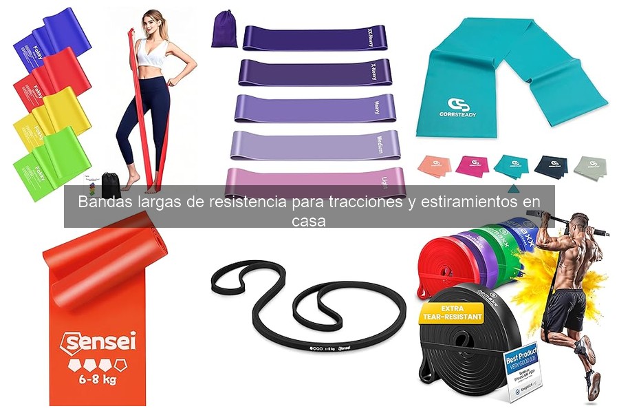 Ejercicios Efectivos con Bandas Largas de Resistencia en Casa