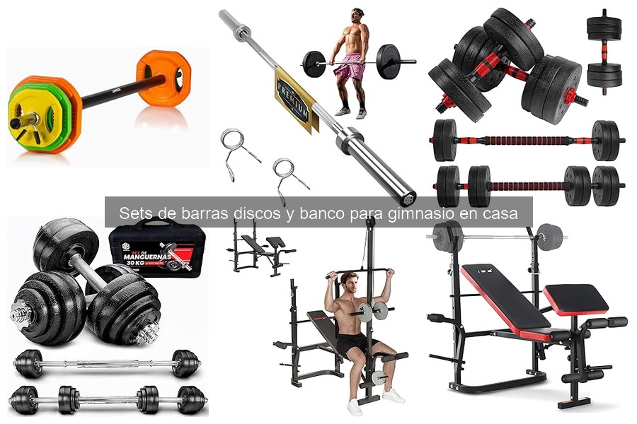Ejercicios Efectivos con Barras y Discos para Gimnasio en Casa