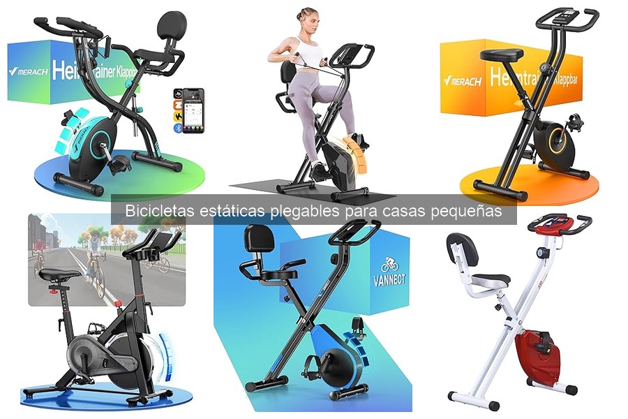 Ejercicios efectivos con bicicletas estáticas plegables