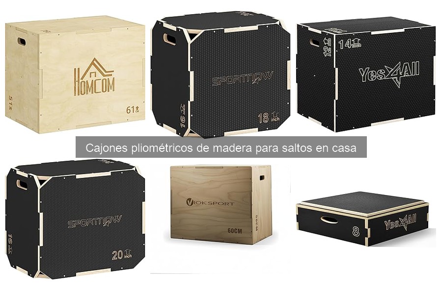 Ejercicios Efectivos con Cajones Pliométricos de Madera