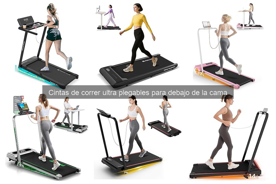 Ejercicios Efectivos con Cintas de Correr Ultra Plegables