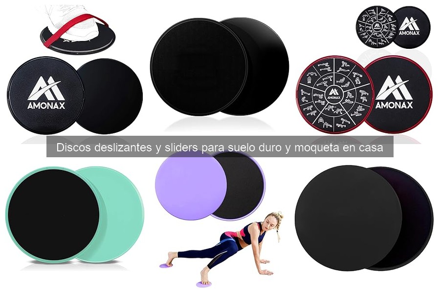Ejercicios efectivos con discos deslizantes para tu gimnasio en casa