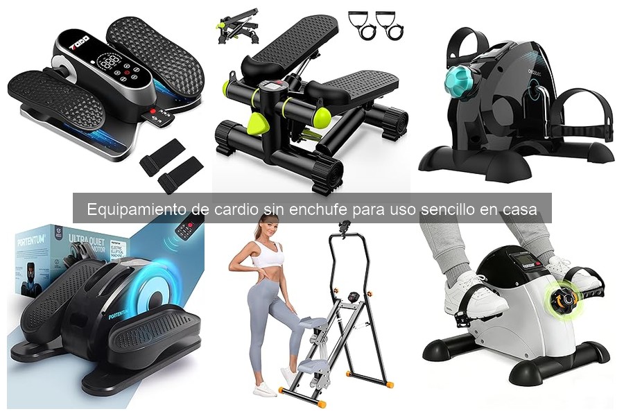 Ejercicios Efectivos con Equipamiento de Cardio Sin Enchufe