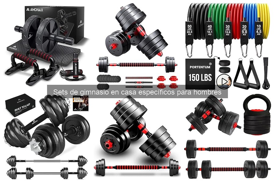 Ejercicios Efectivos con Sets de Gimnasio en Casa para Hombres