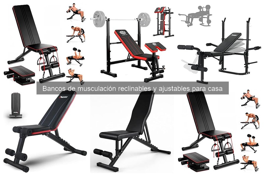 Ejercicios efectivos en banco de musculación ajustable