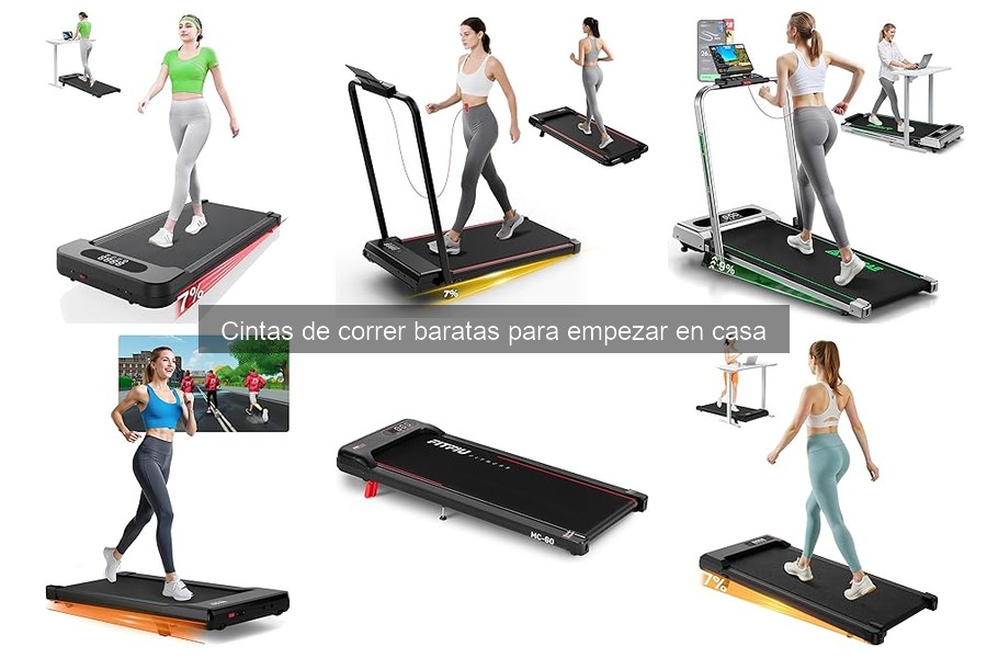 Ejercicios Efectivos en Cintas de Correr Baratas para Casa