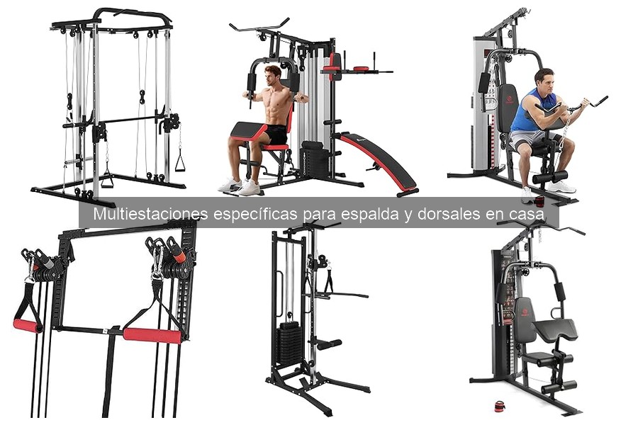 Ejercicios efectivos para espalda en multiestaciones en casa