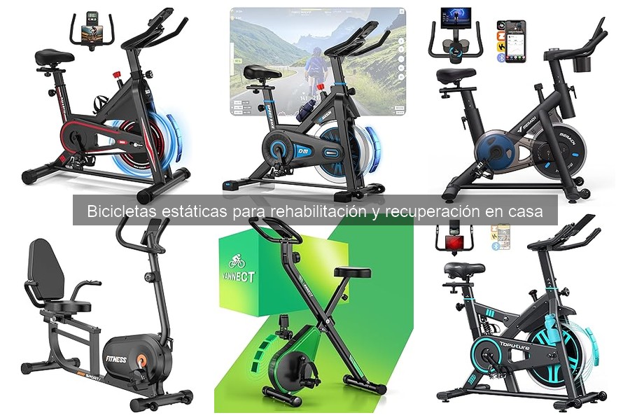 Ejercicios para rehabilitación con bicicletas estáticas en casa