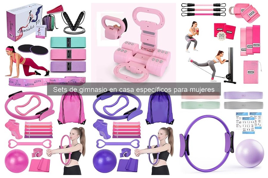 Elementos esenciales para un set de gimnasio en casa para mujeres