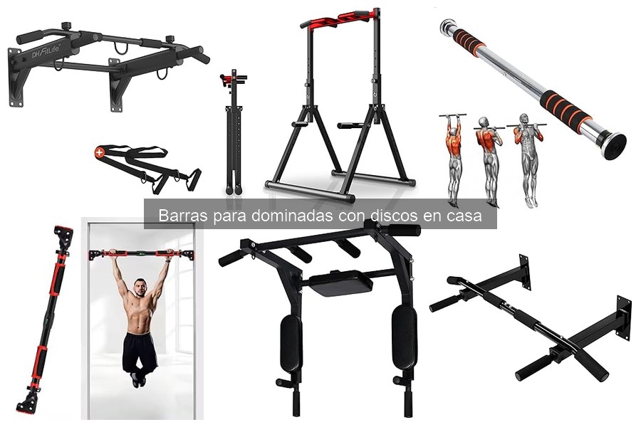 Equipamiento adicional para complementar barras de dominadas