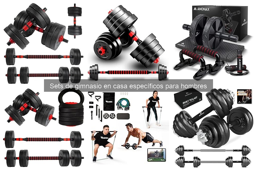 Equipos esenciales para un set de gimnasio en casa para hombres